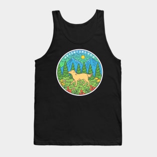 Adventure Dog Forest Mountain Camping Hiking Outdoor Tank Top